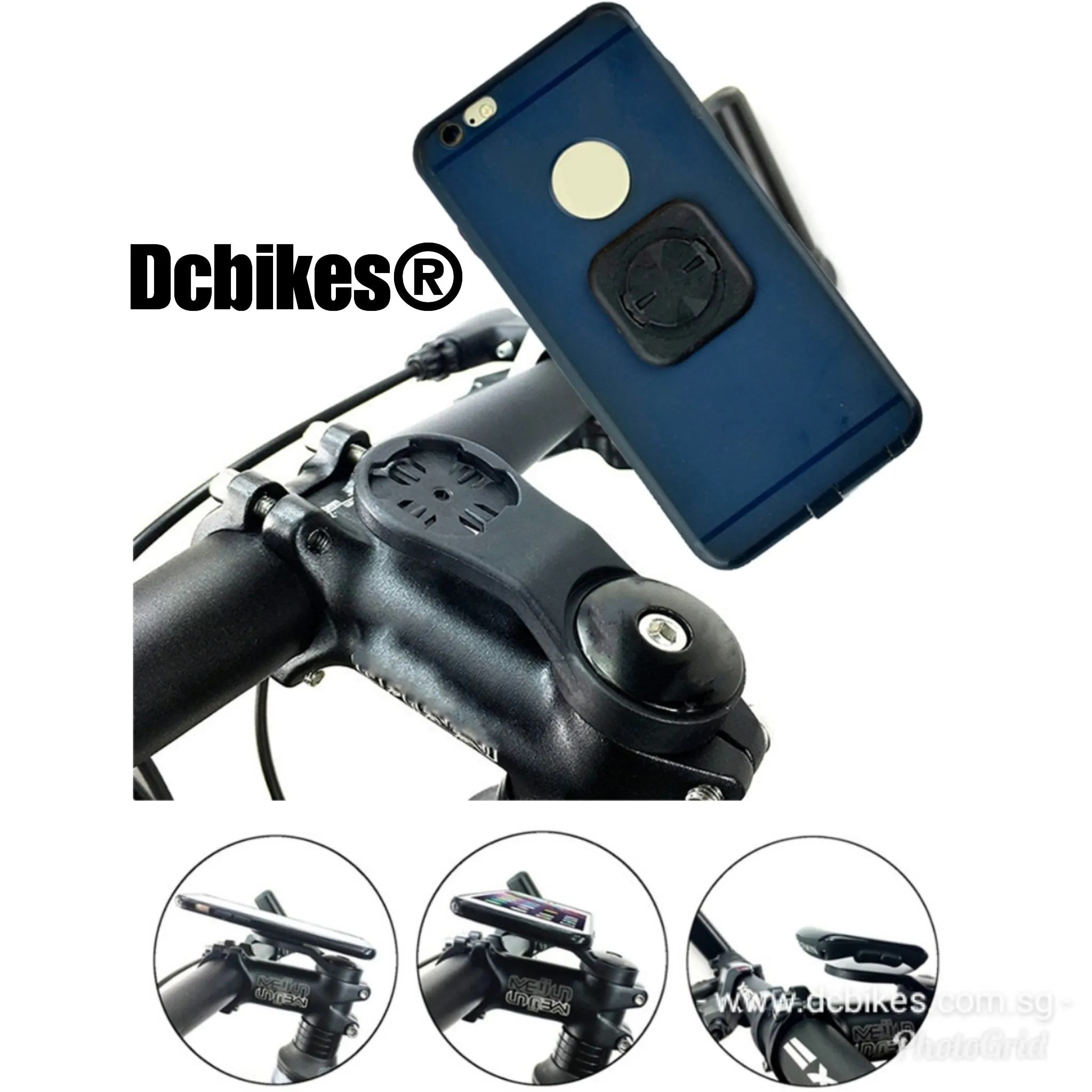 Universal Headset Top Cap HP Computer Holder Stem Mount For GARMIN Bryton CATEYE Speedometer IPhone Etc 