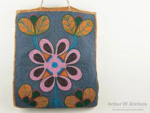 Unusual Large Plateau Contour Beaded Bag