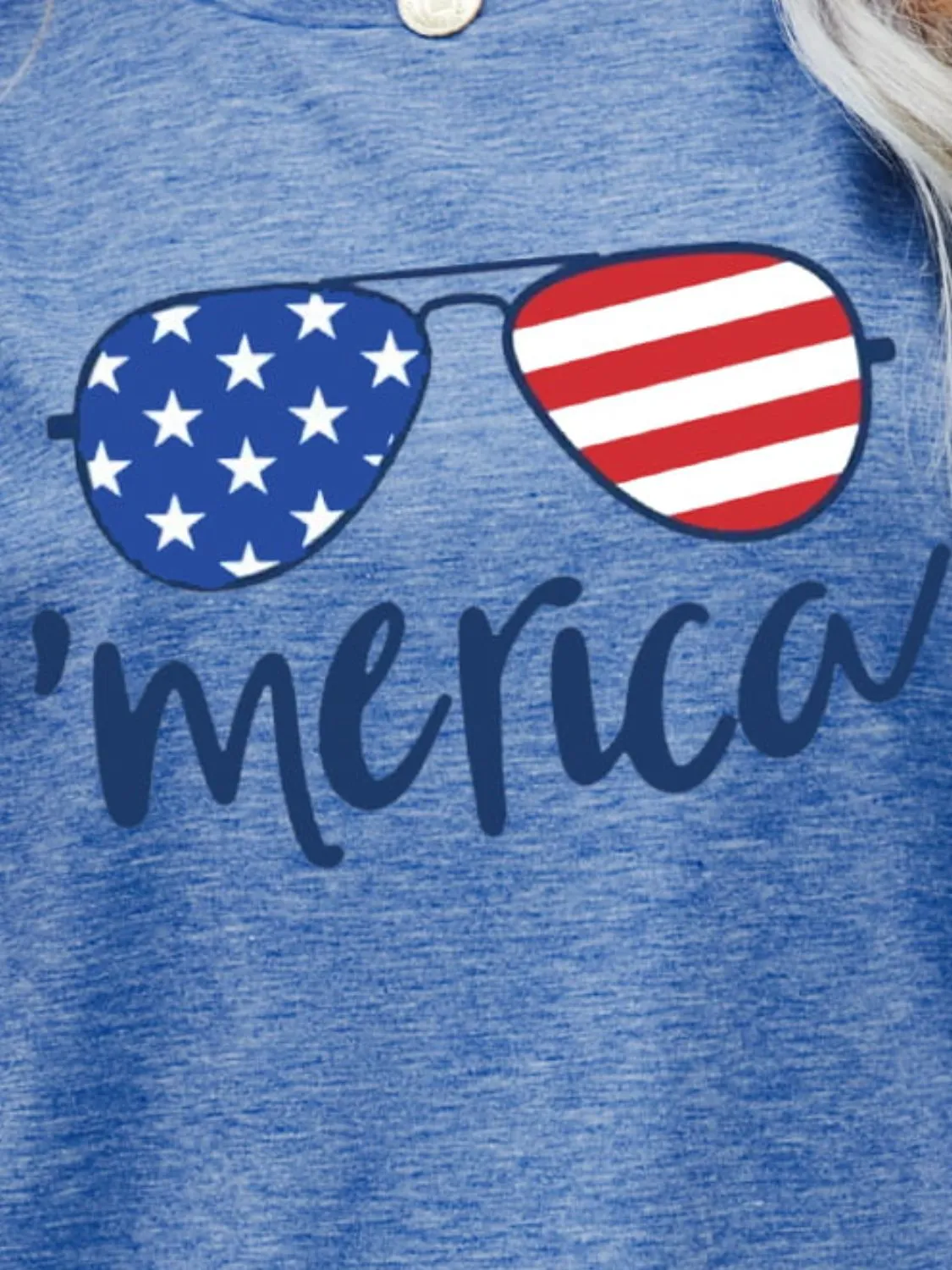 US Flag Glasses Graphic Tee (5 Colors)