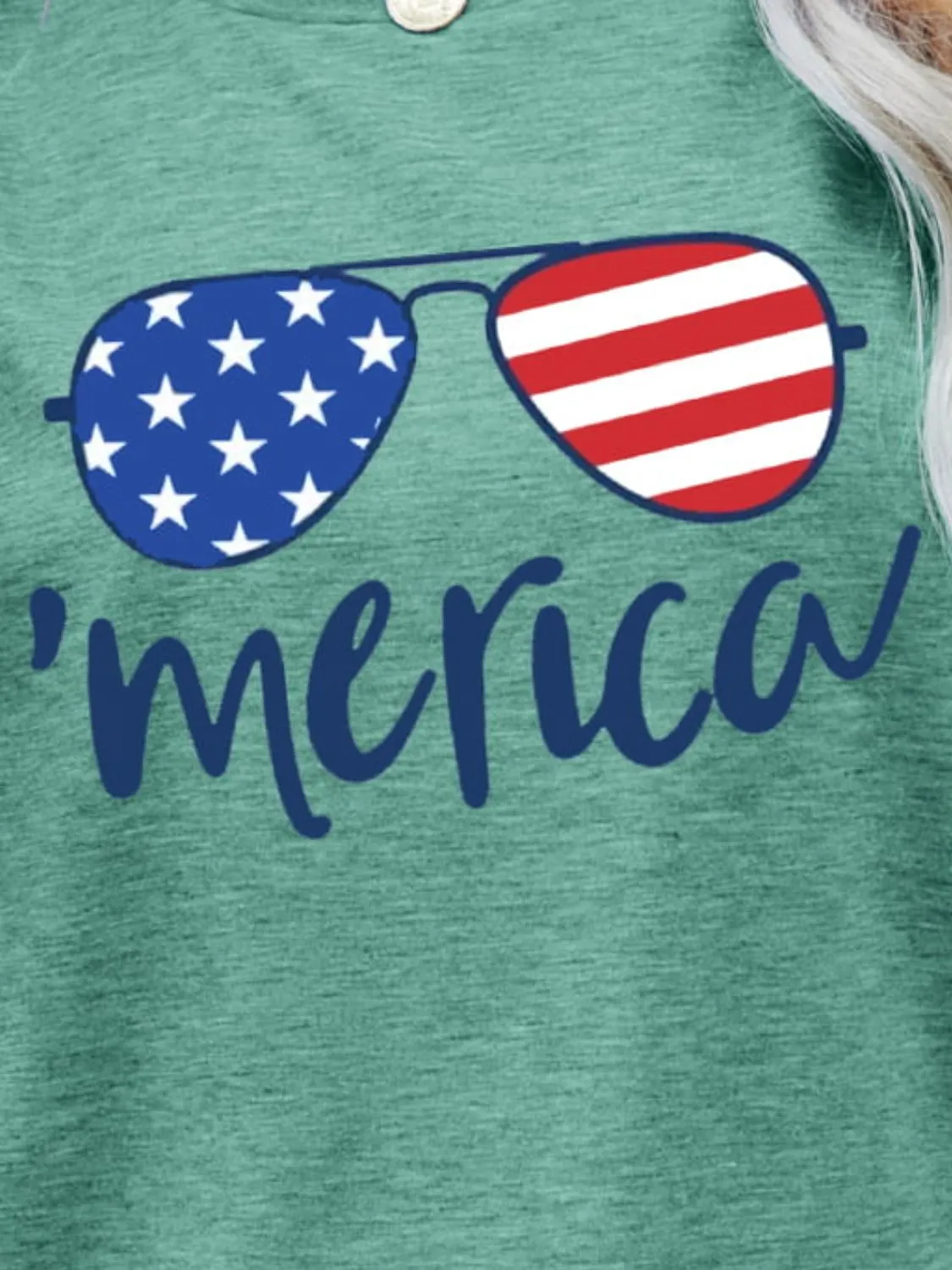 US Flag Glasses Graphic Tee (5 Colors)