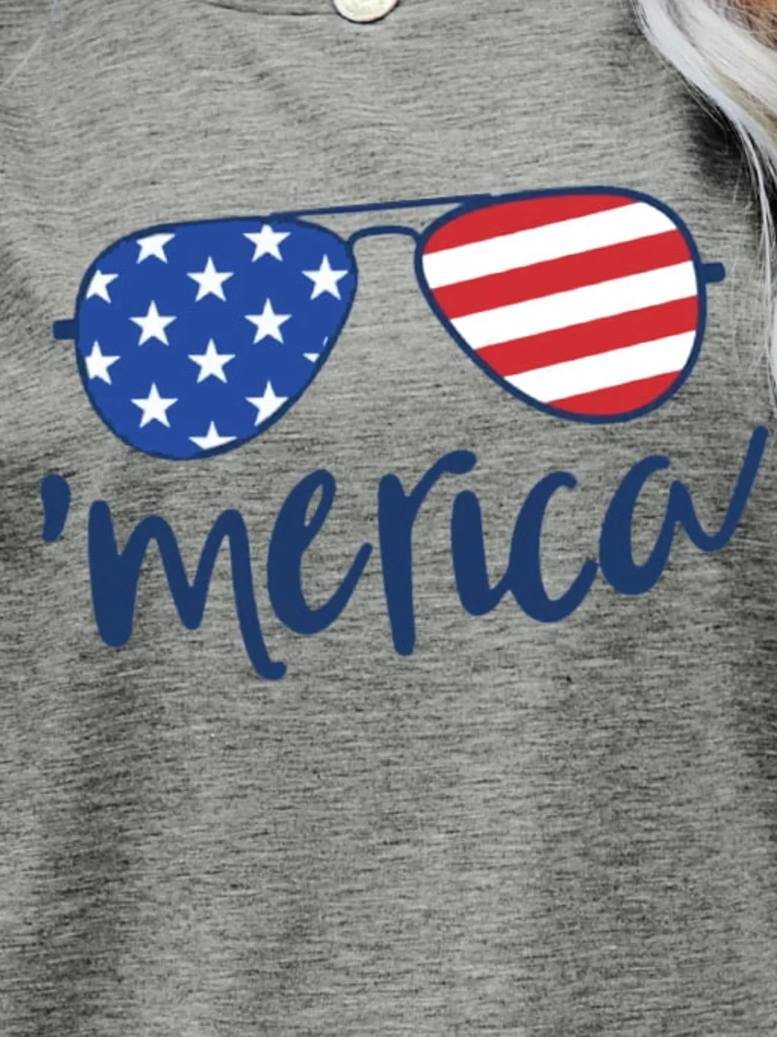 US Flag Glasses Graphic Tee (5 Colors)