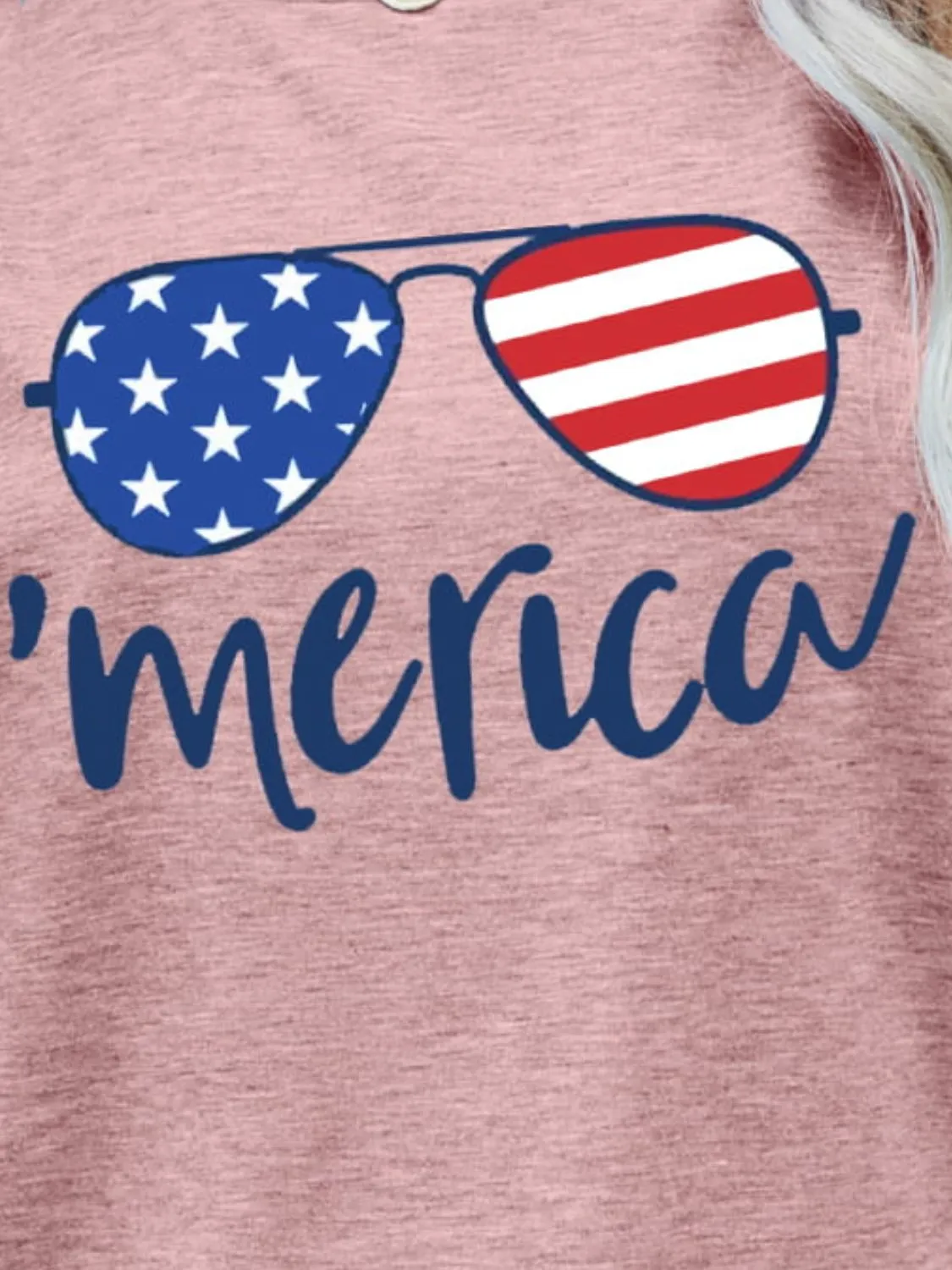 US Flag Glasses Graphic Tee (5 Colors)