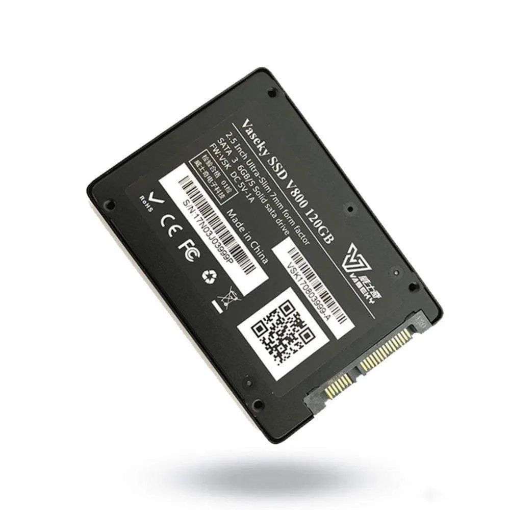 Vaseky Universal 2.5-Inch 120G  SSD Solid State Drive With SATA3 Interface For Desktops & Laptops