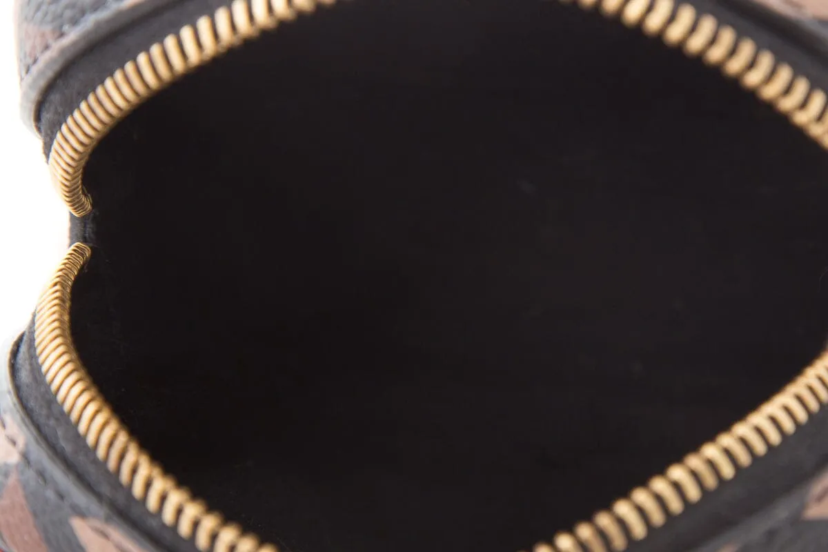 Versace Brown La Greca Monogram Wallet