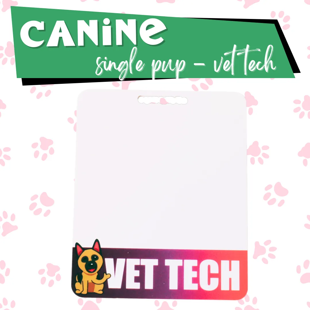Vet Tech Badge Buddies