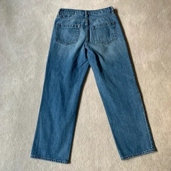 VINCE Camuto 9068304 Patch work Jeans Straight Leg, 25