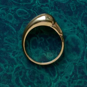 Vintage 18k Gold Swan Ring