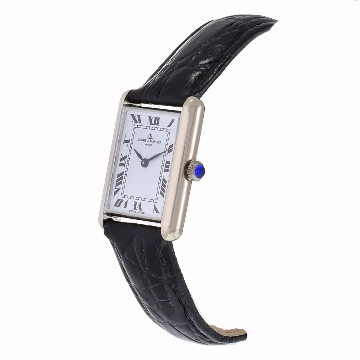 Vintage 1970's Baume & Mercier 18KT White Gold Watch