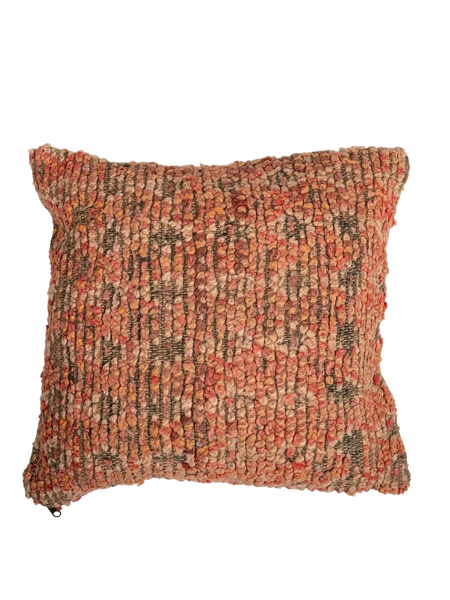 Vintage Beni M'Guild Pillow - Sunset Tones