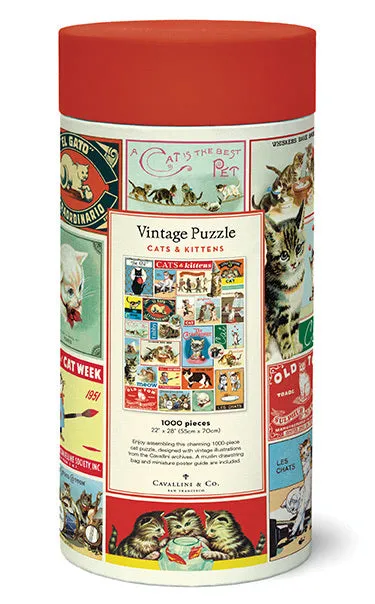 Vintage Cat Puzzle