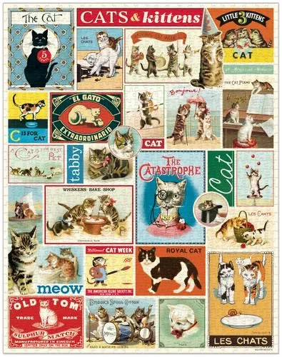 Vintage Cat Puzzle