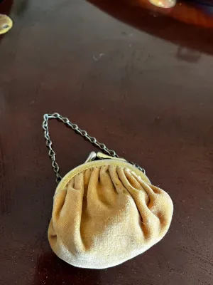 Vintage cloth change purse