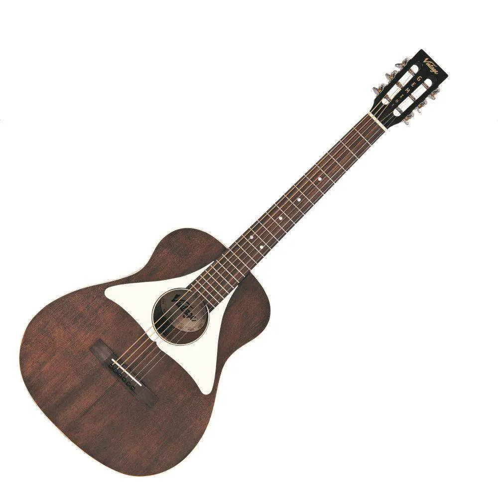Vintage 'Gemini' Paul Brett Baritone Electro-Acoustic Guitar ~ Antiqued Satin