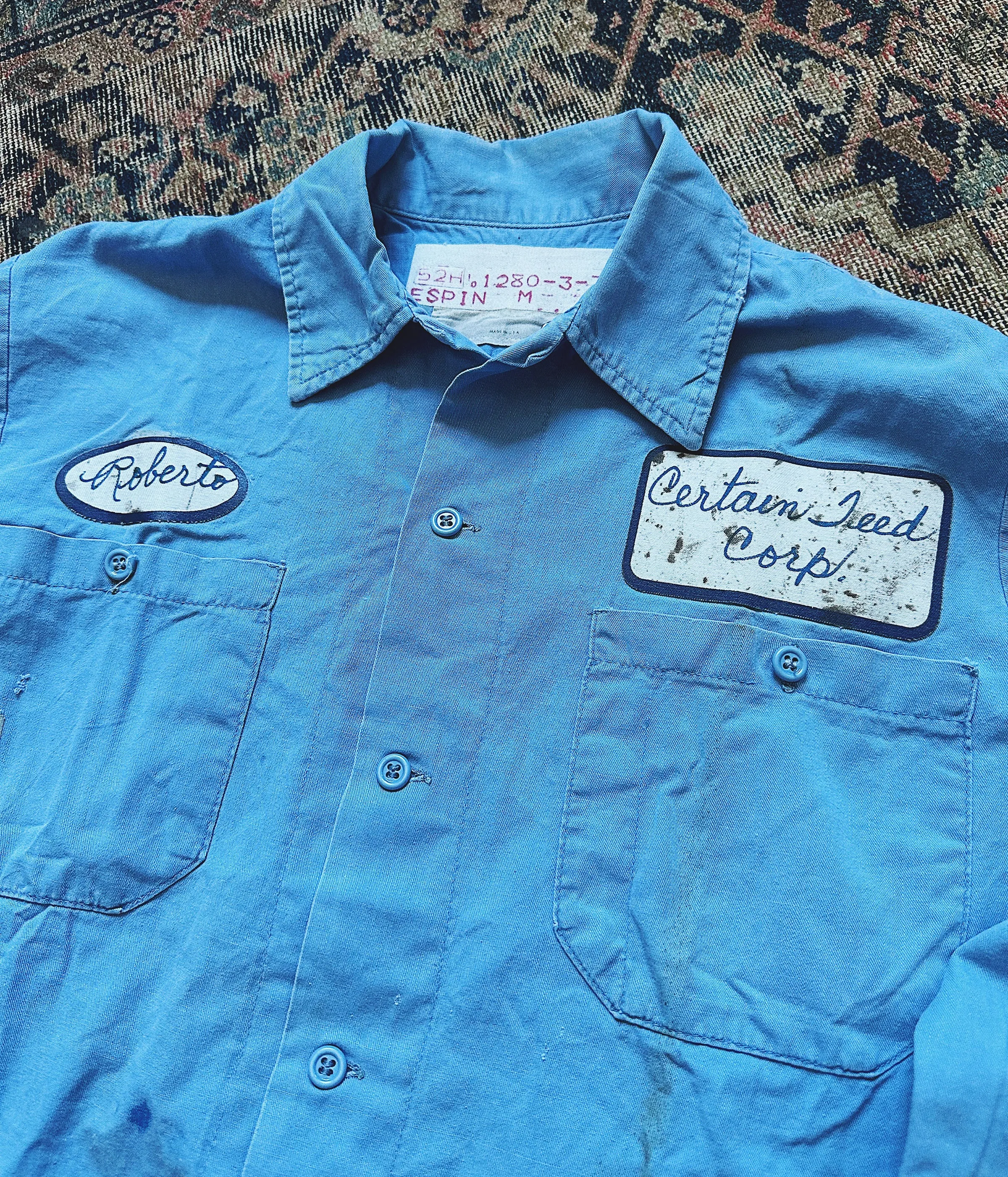 Vintage Mechanic Work Shirt