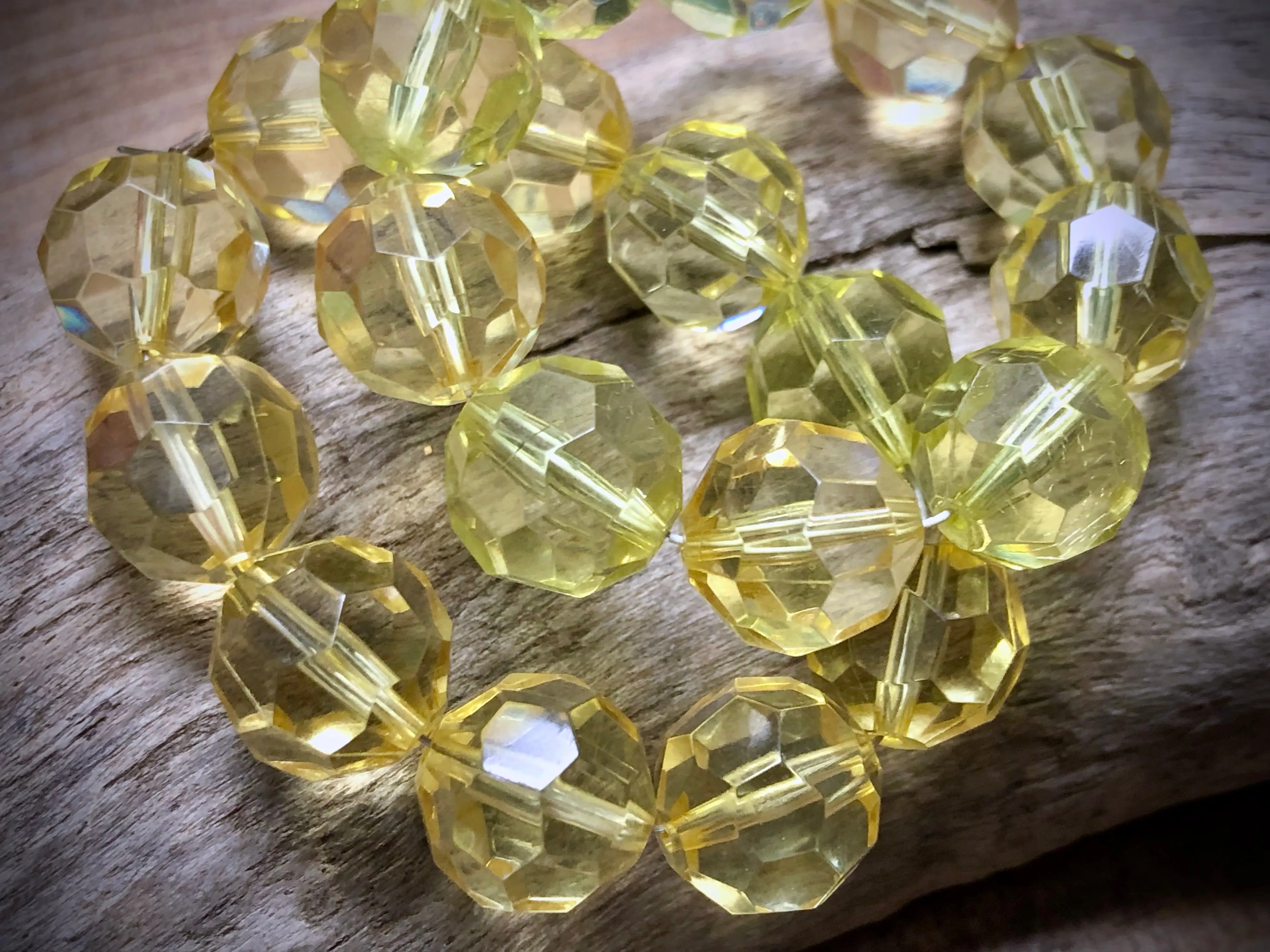 Vintage Plastic Bead Strand