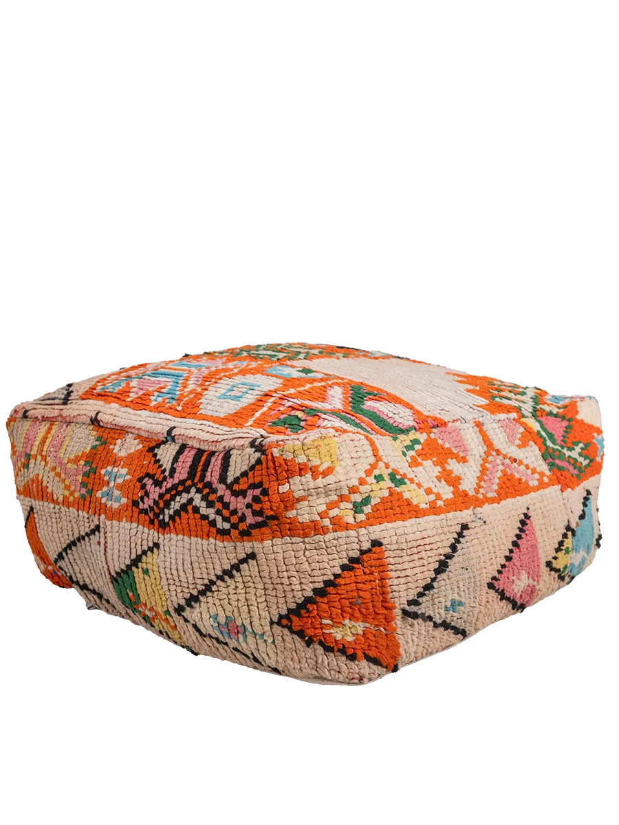 Vintage Rhamna Pouf - Energetic Pops