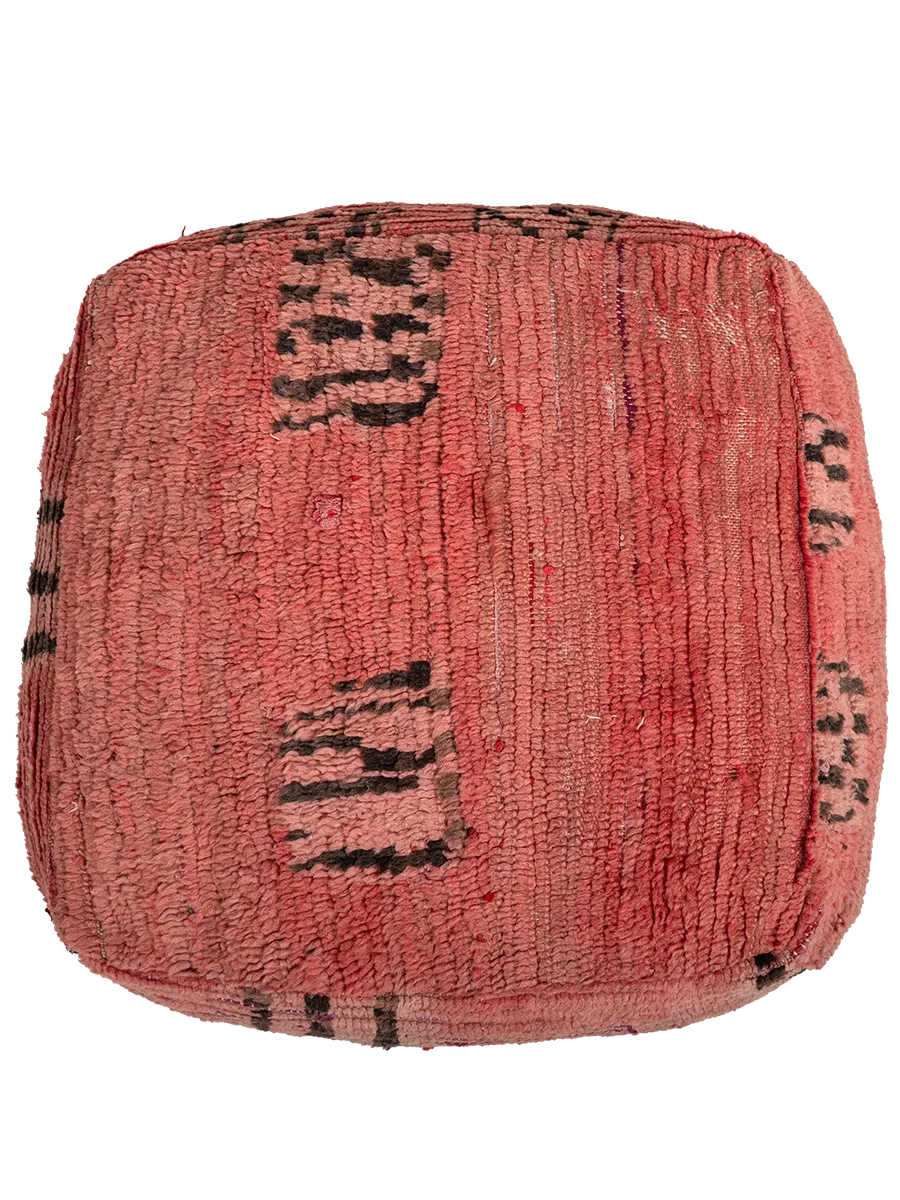 Vintage Rhamna Pouf - Pink