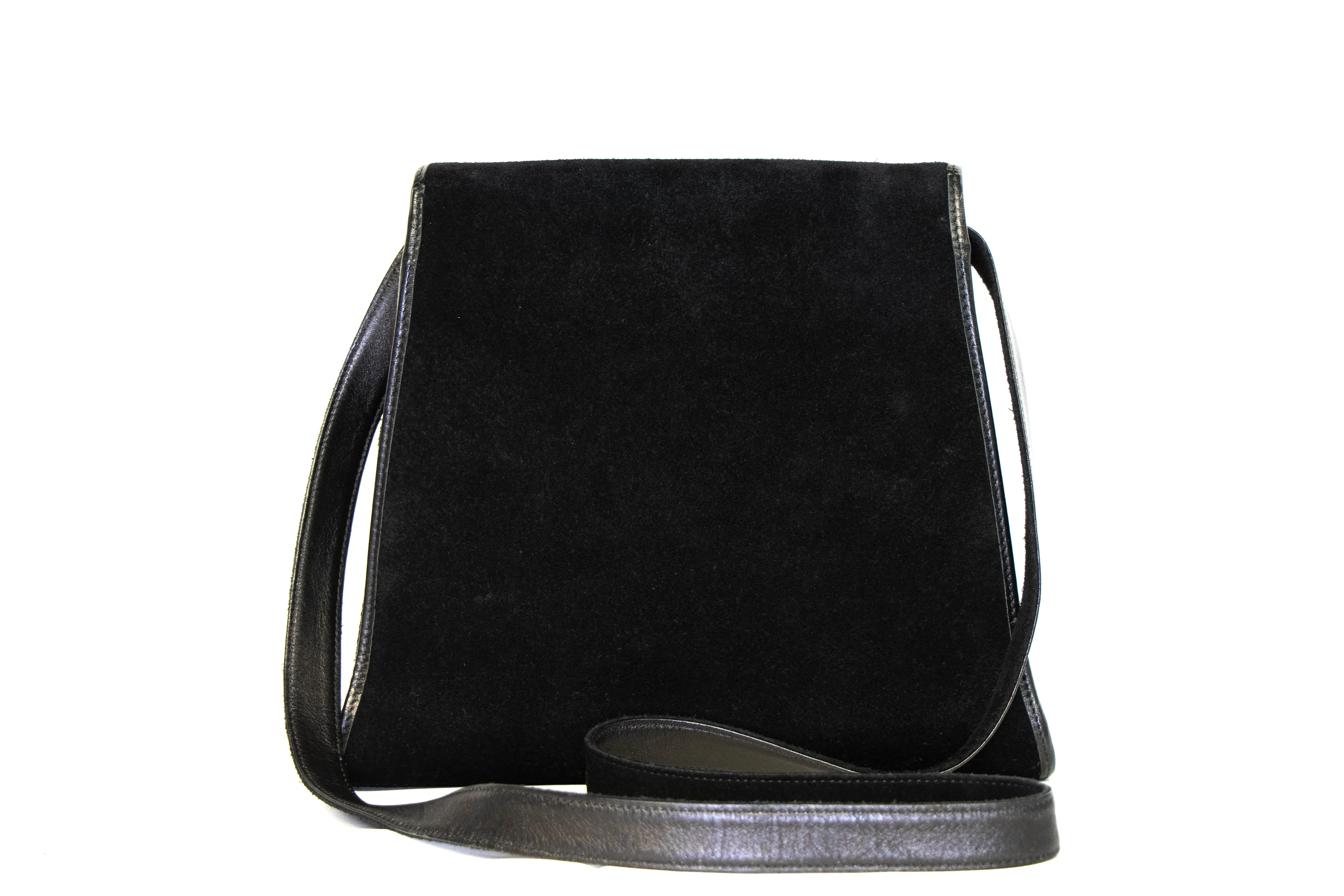 Vintage Saint Laurent Suede Crossbody