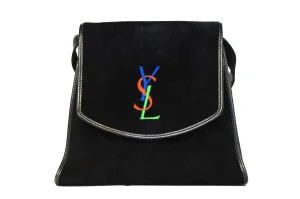 Vintage Saint Laurent Suede Crossbody