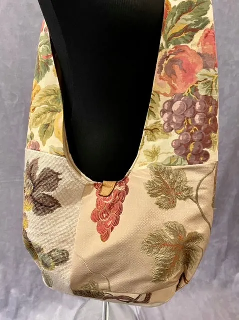 Vintage Tapestry Crossbody Handbag with Adjustable Strap - 2