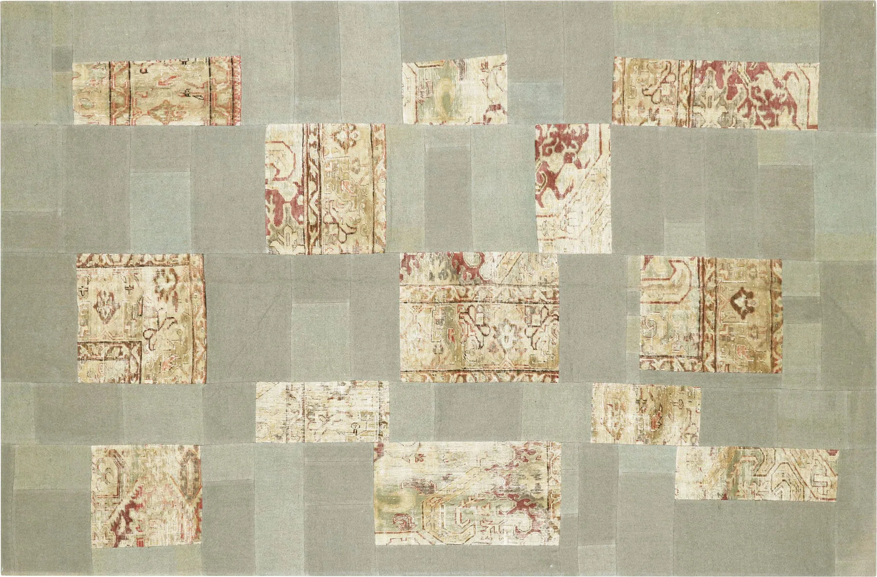 Vintage Turkish Patchwork Kilim - 5'10" x 9'1"