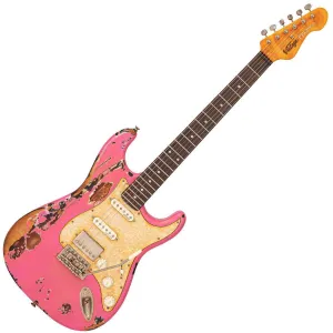 Vintage V6 ProShop Custom-Build ~ Pink Distressed (Contact: Richards Guitars. www.rguitars.co.uk)