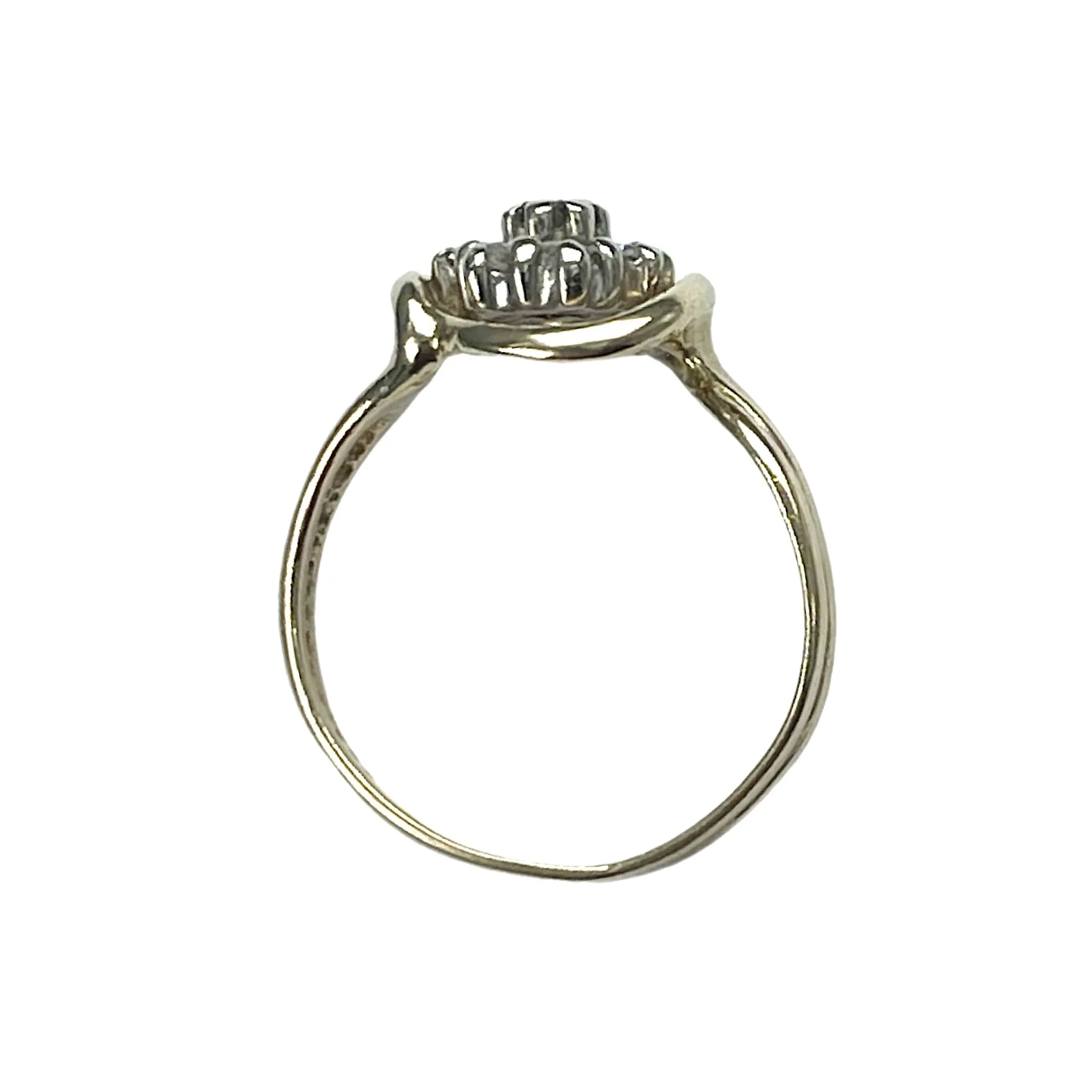 Vintage Yellow Gold and Diamond Ring (Authentic Pre-Owned)