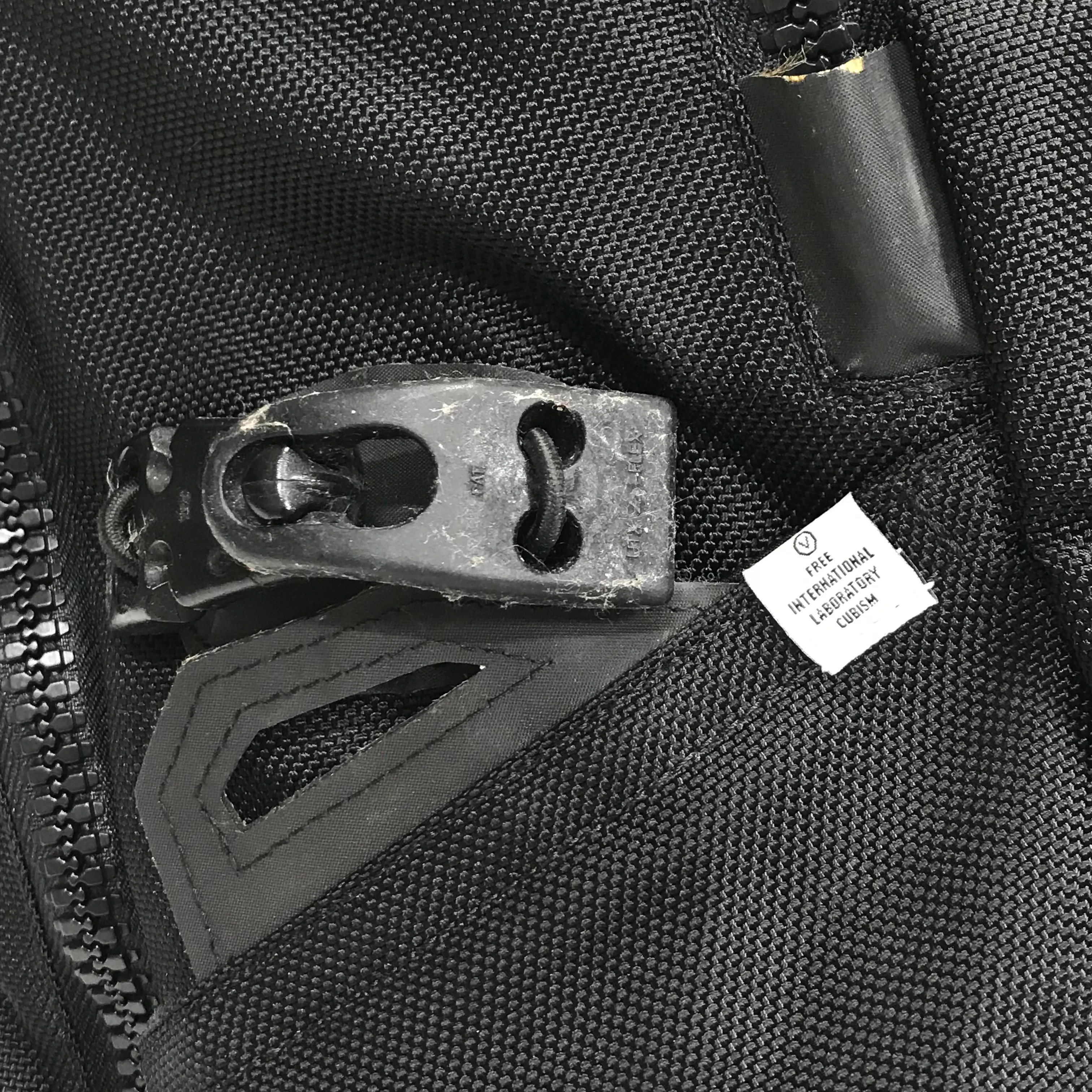 Visvim 08AW 20L Ballistic Shaker Patchwork Backpack Black