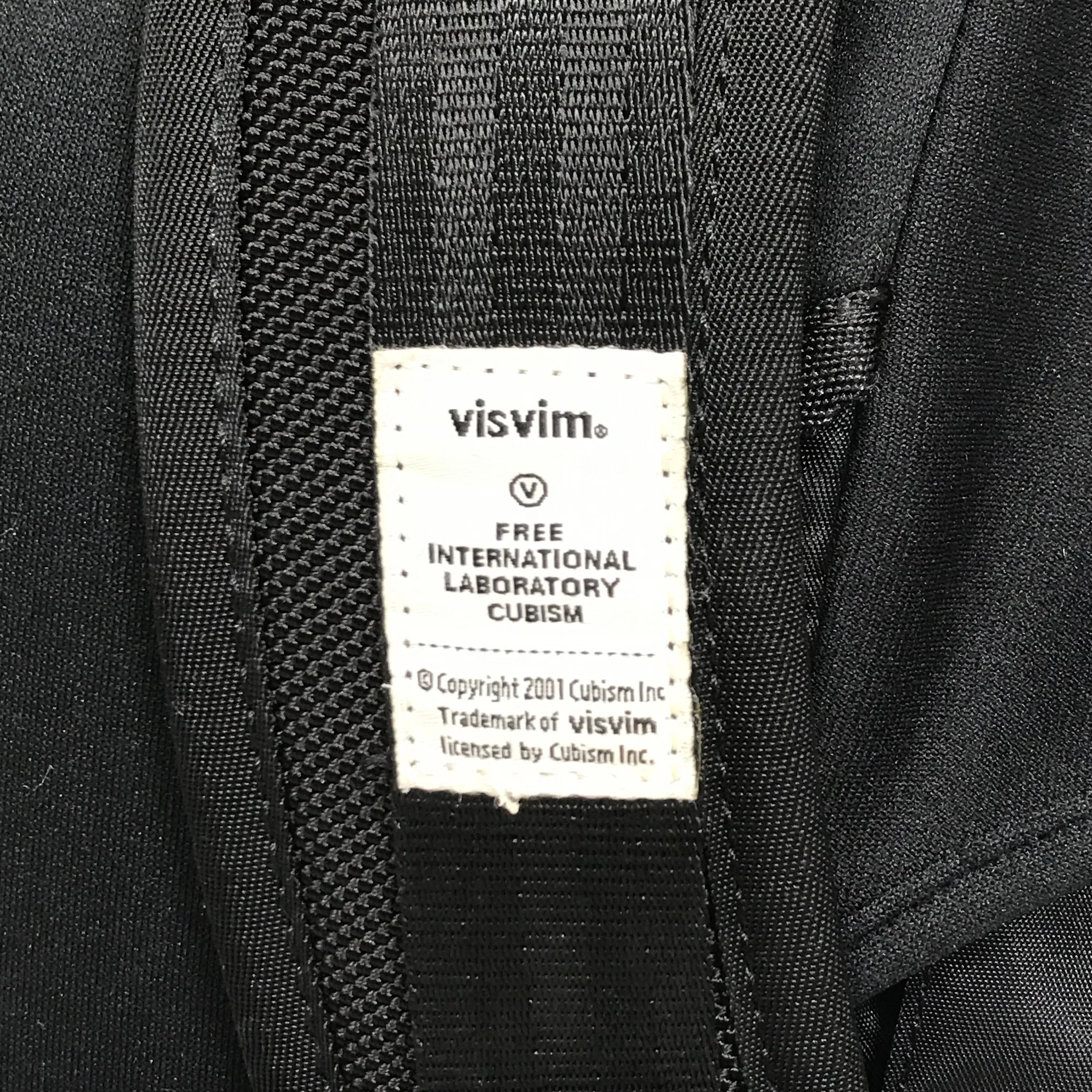 Visvim 08AW 20L Ballistic Shaker Patchwork Backpack Black