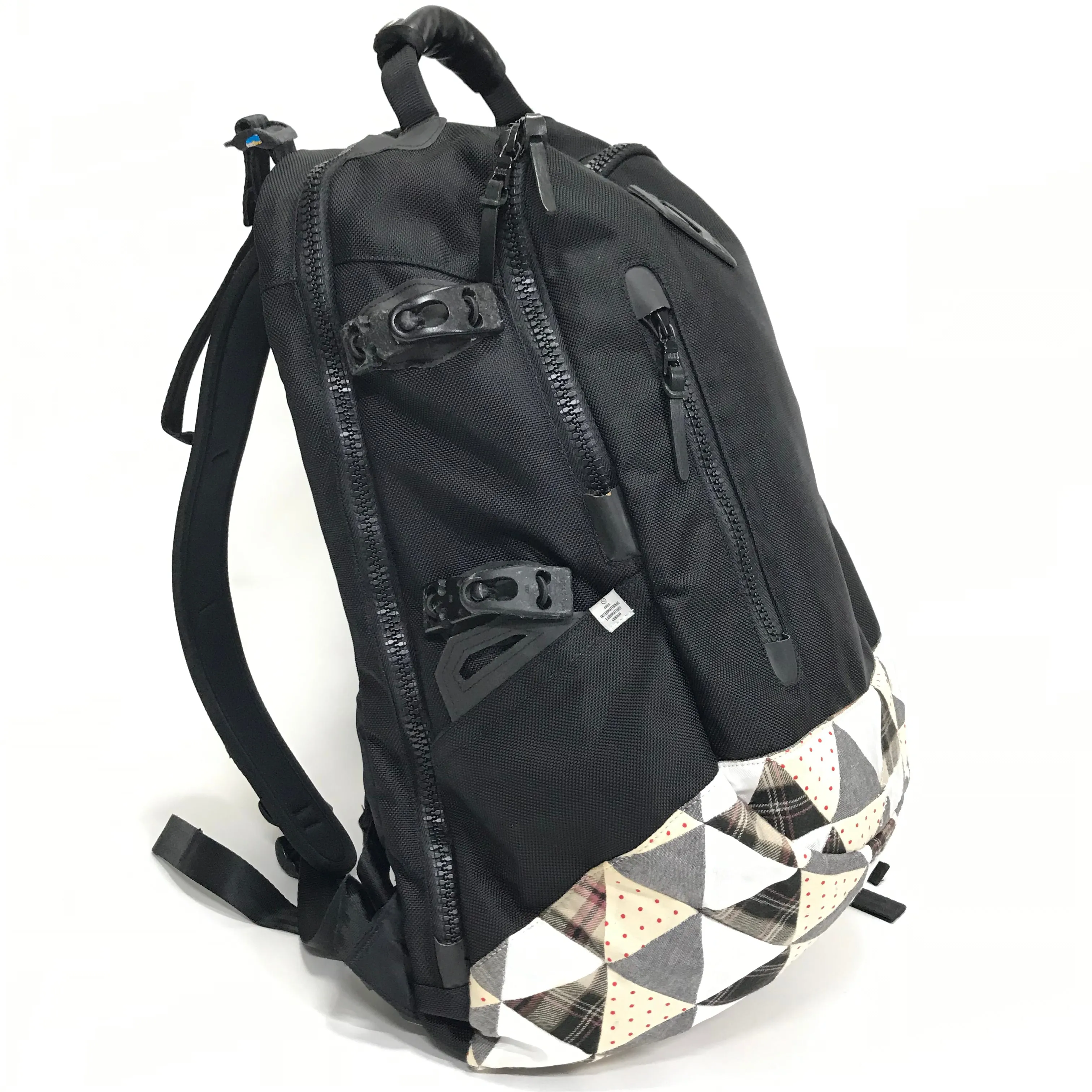 Visvim 08AW 20L Ballistic Shaker Patchwork Backpack Black