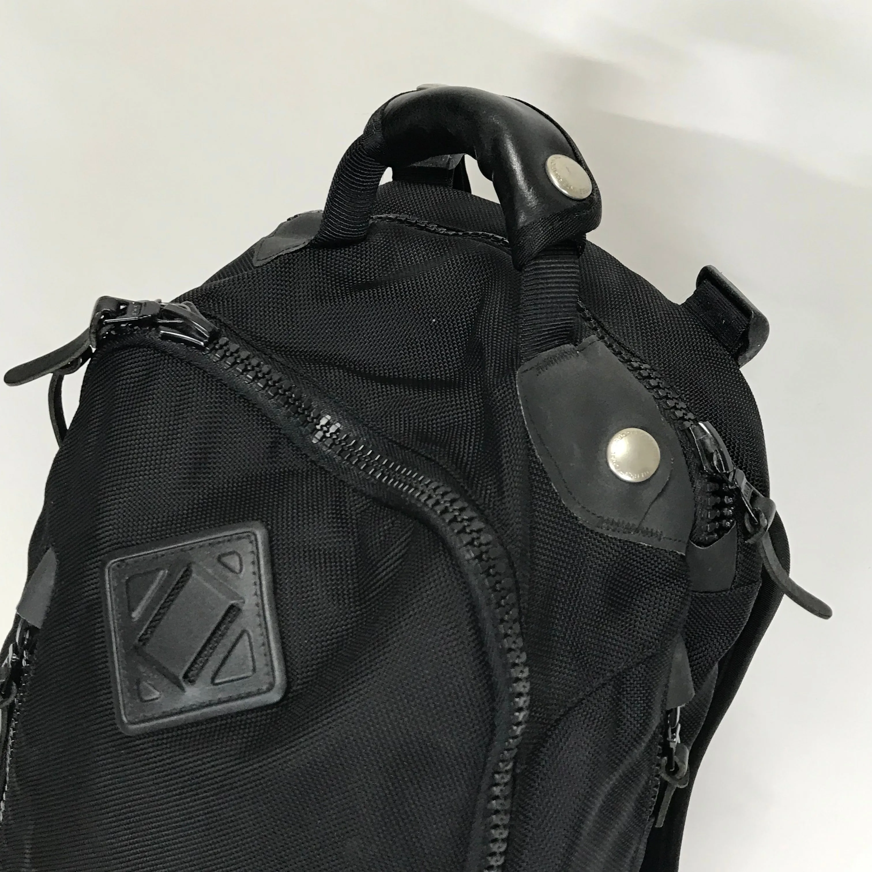Visvim 08AW 20L Ballistic Shaker Patchwork Backpack Black