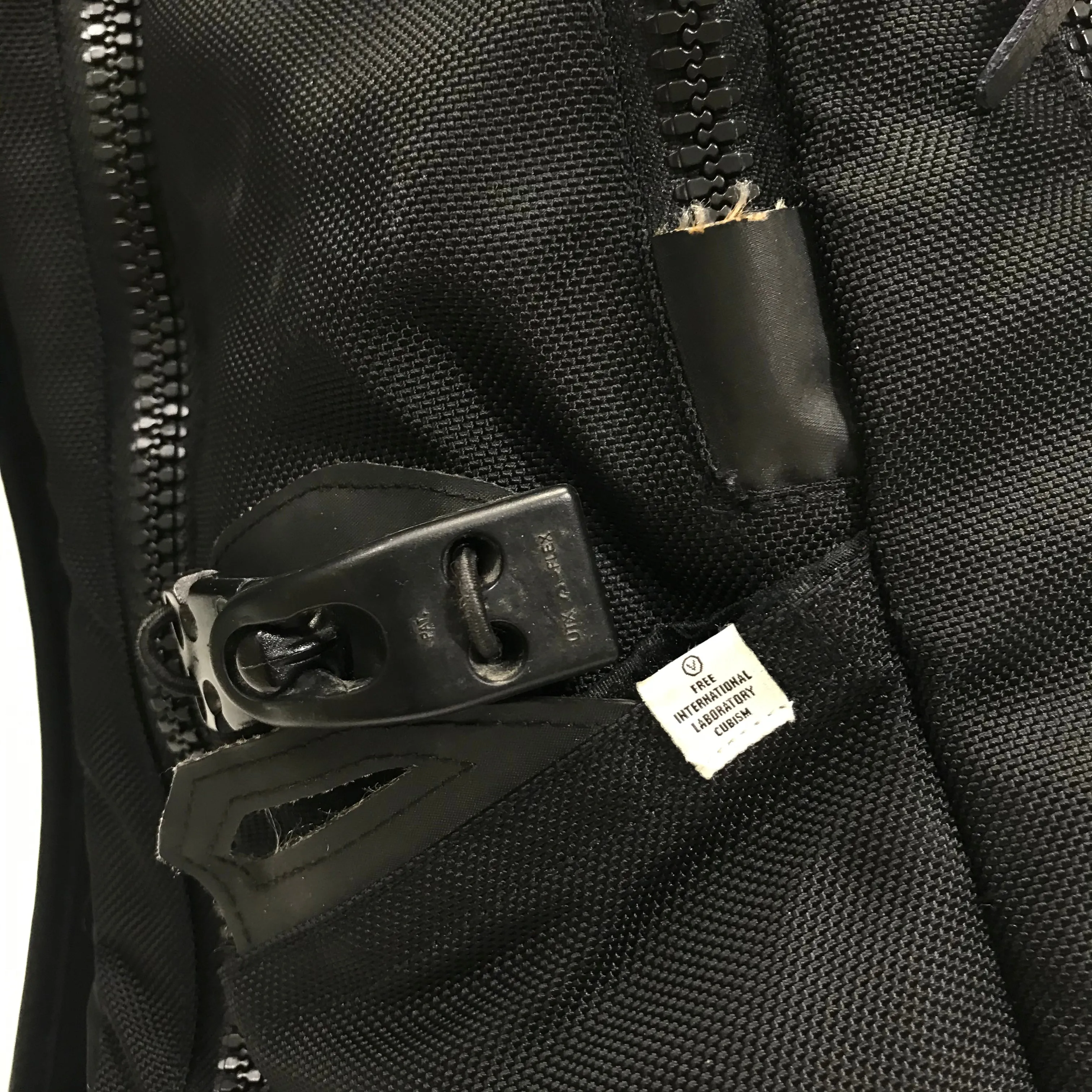 Visvim 08AW 20L Ballistic Shaker Patchwork Backpack Black