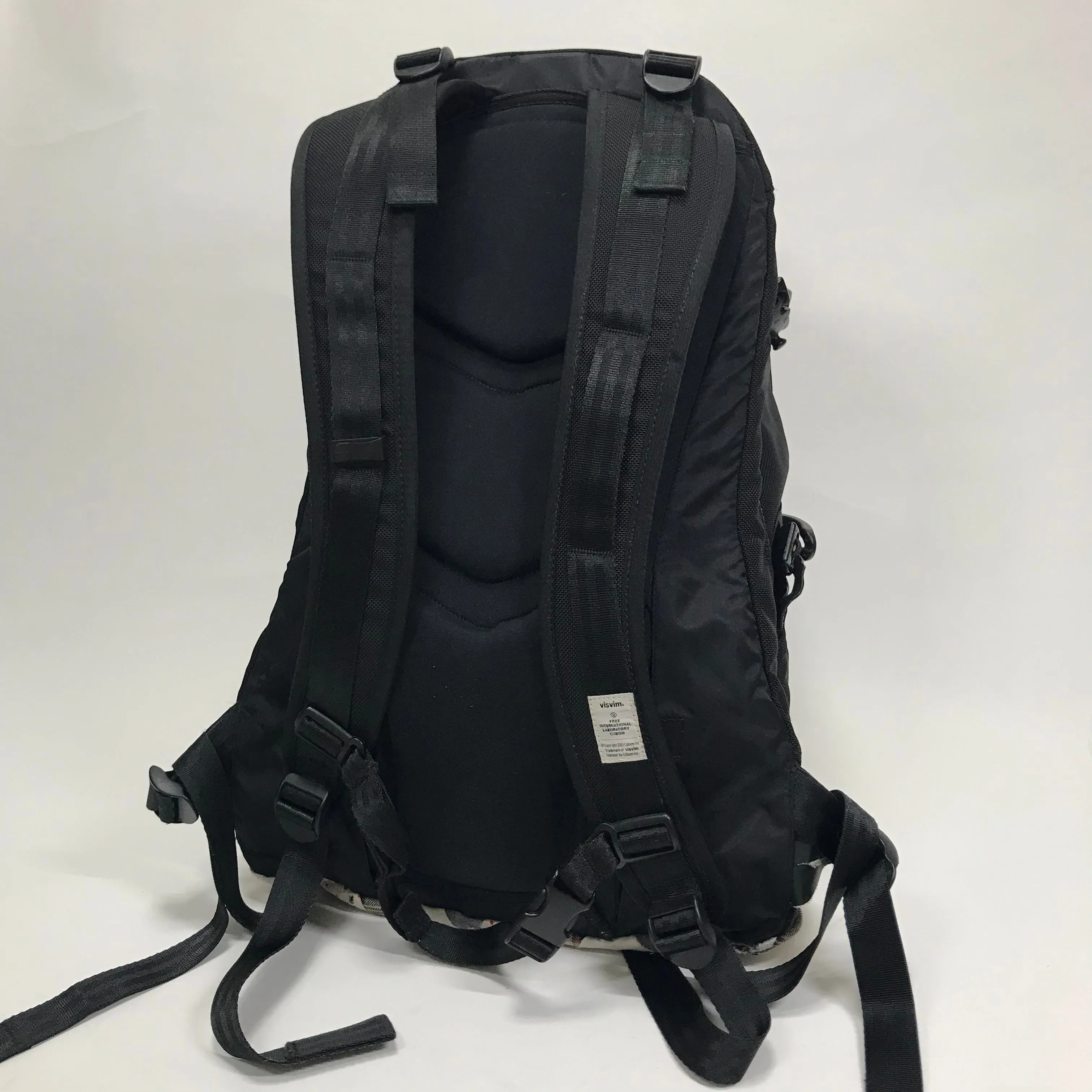 Visvim 08AW 20L Ballistic Shaker Patchwork Backpack Black