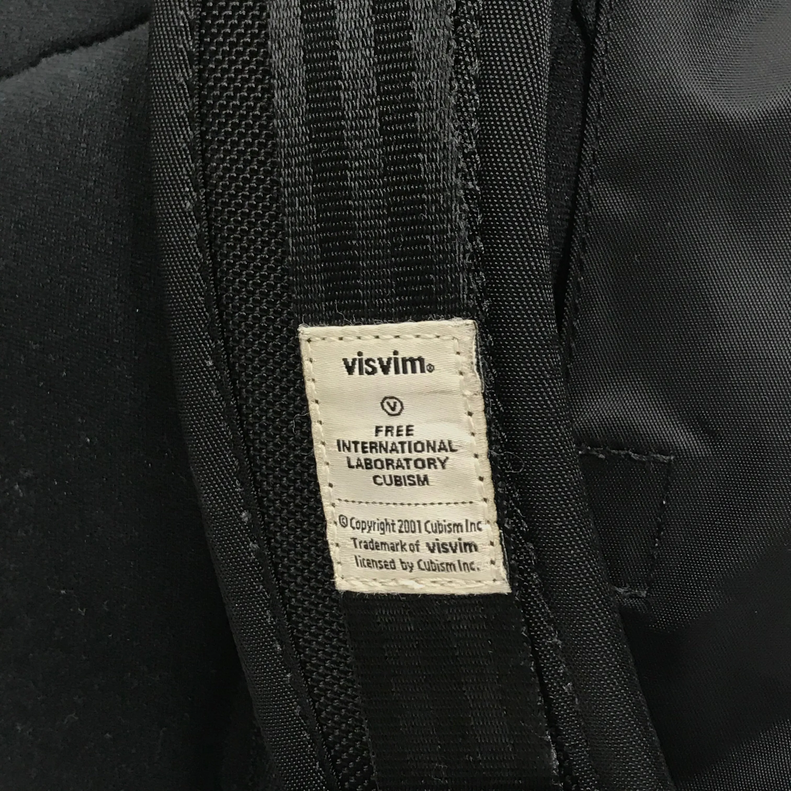 Visvim 08AW 20L Ballistic Shaker Patchwork Backpack Black