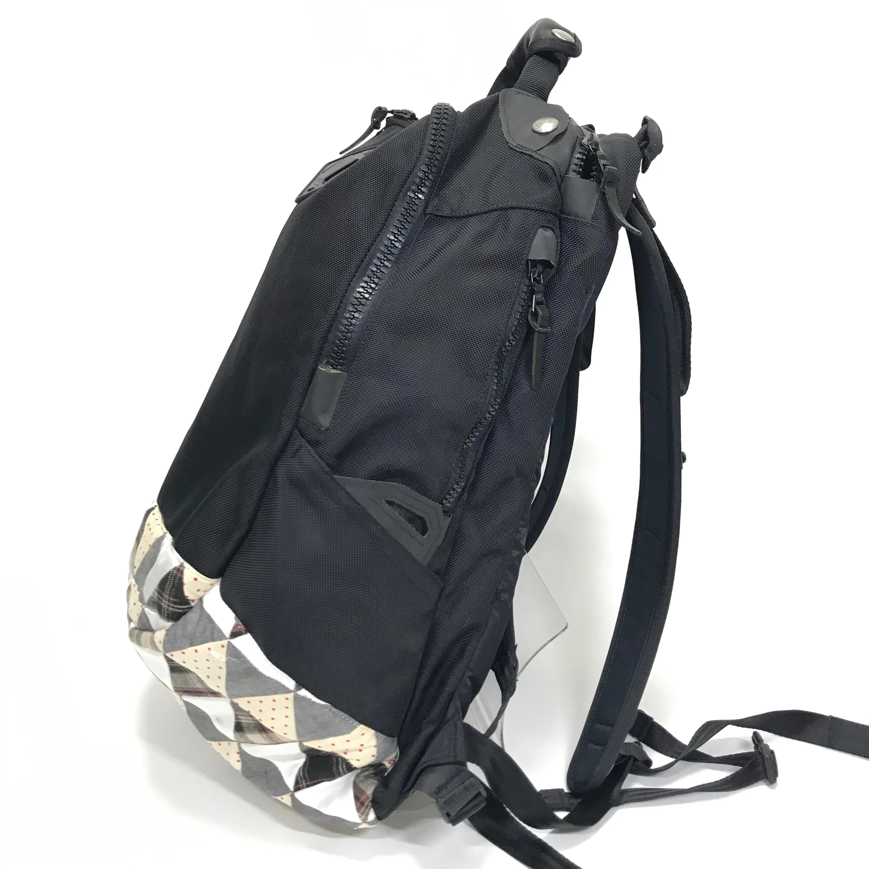 Visvim 08AW 20L Ballistic Shaker Patchwork Backpack Black