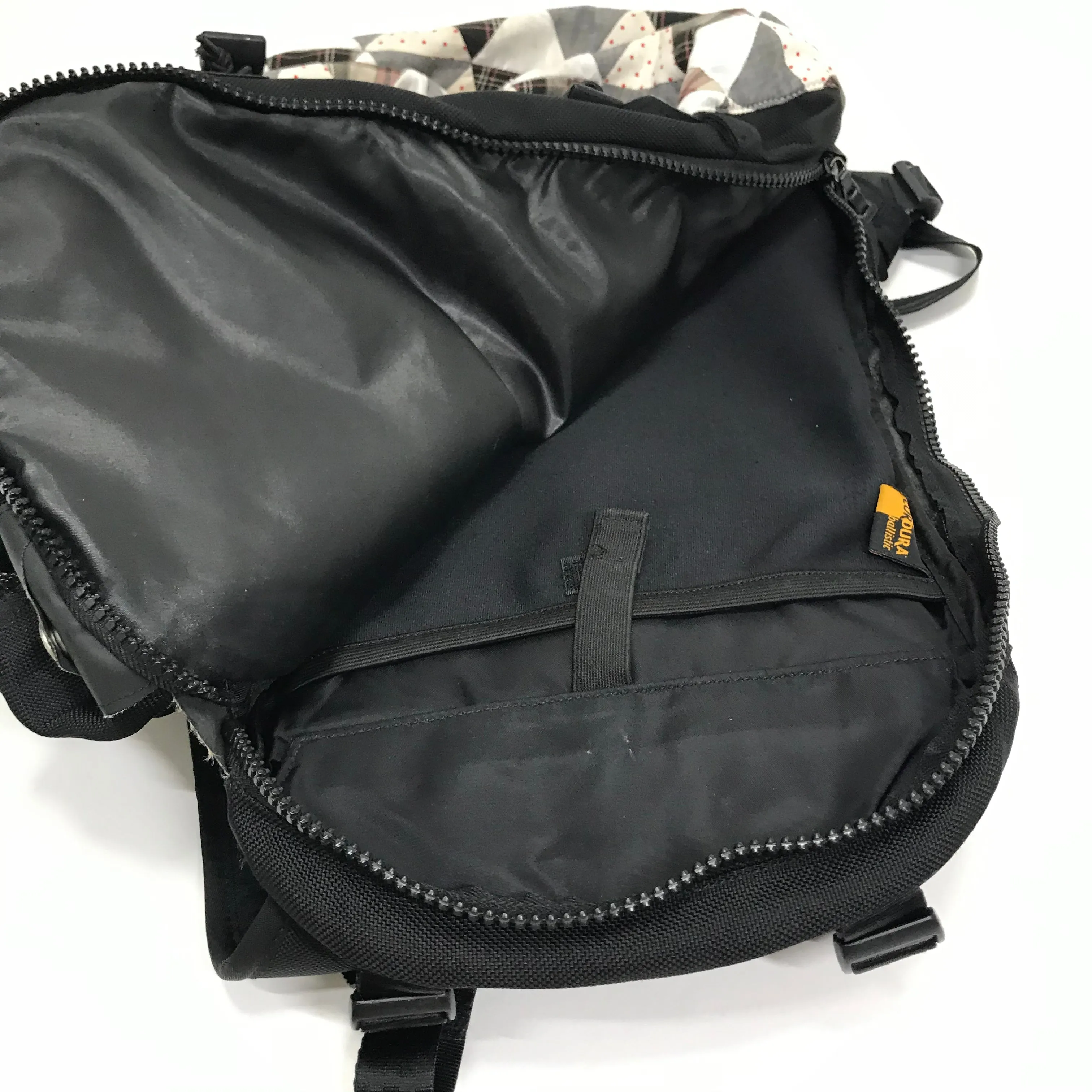 Visvim 08AW 20L Ballistic Shaker Patchwork Backpack Black