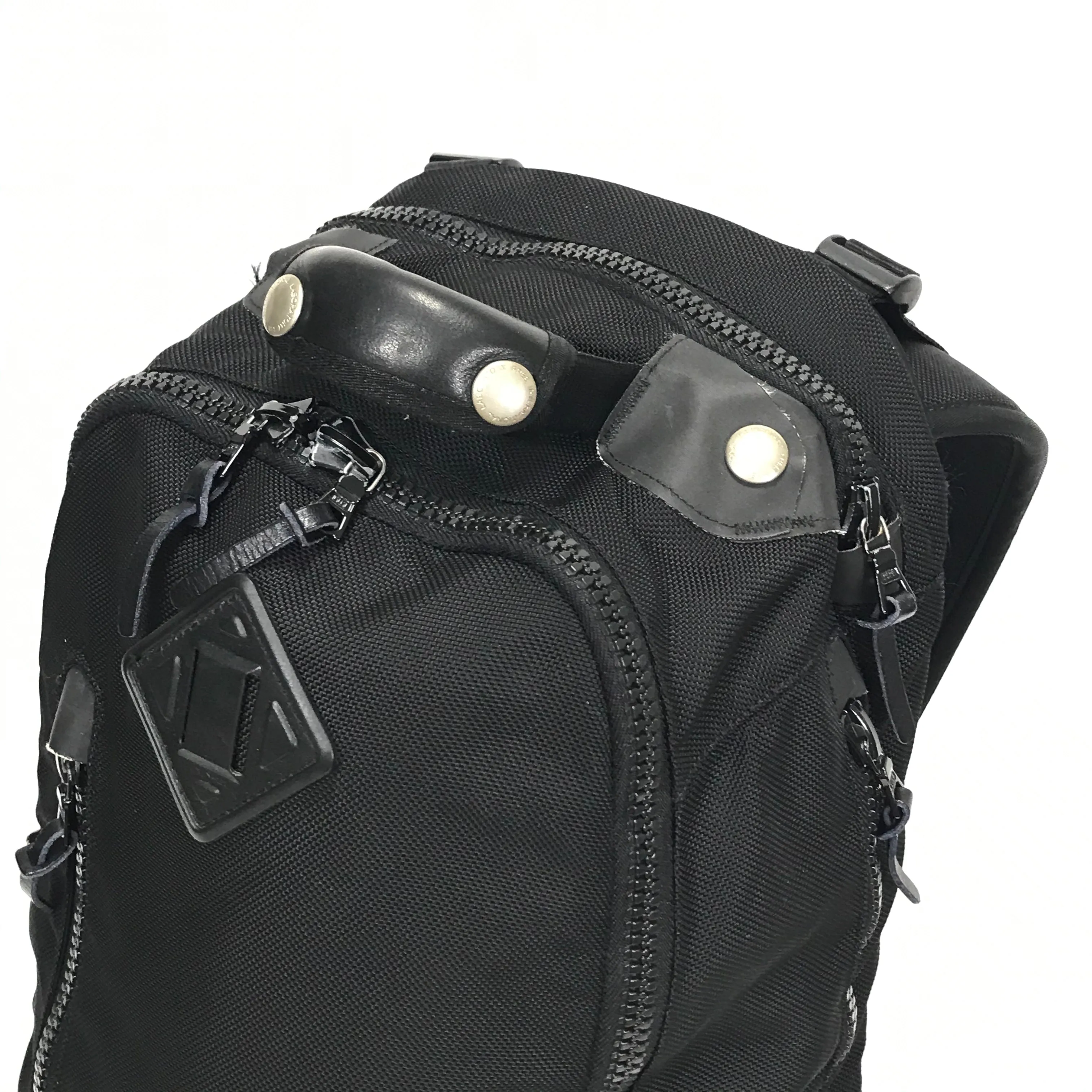 Visvim 08AW 20L Ballistic Shaker Patchwork Backpack Black