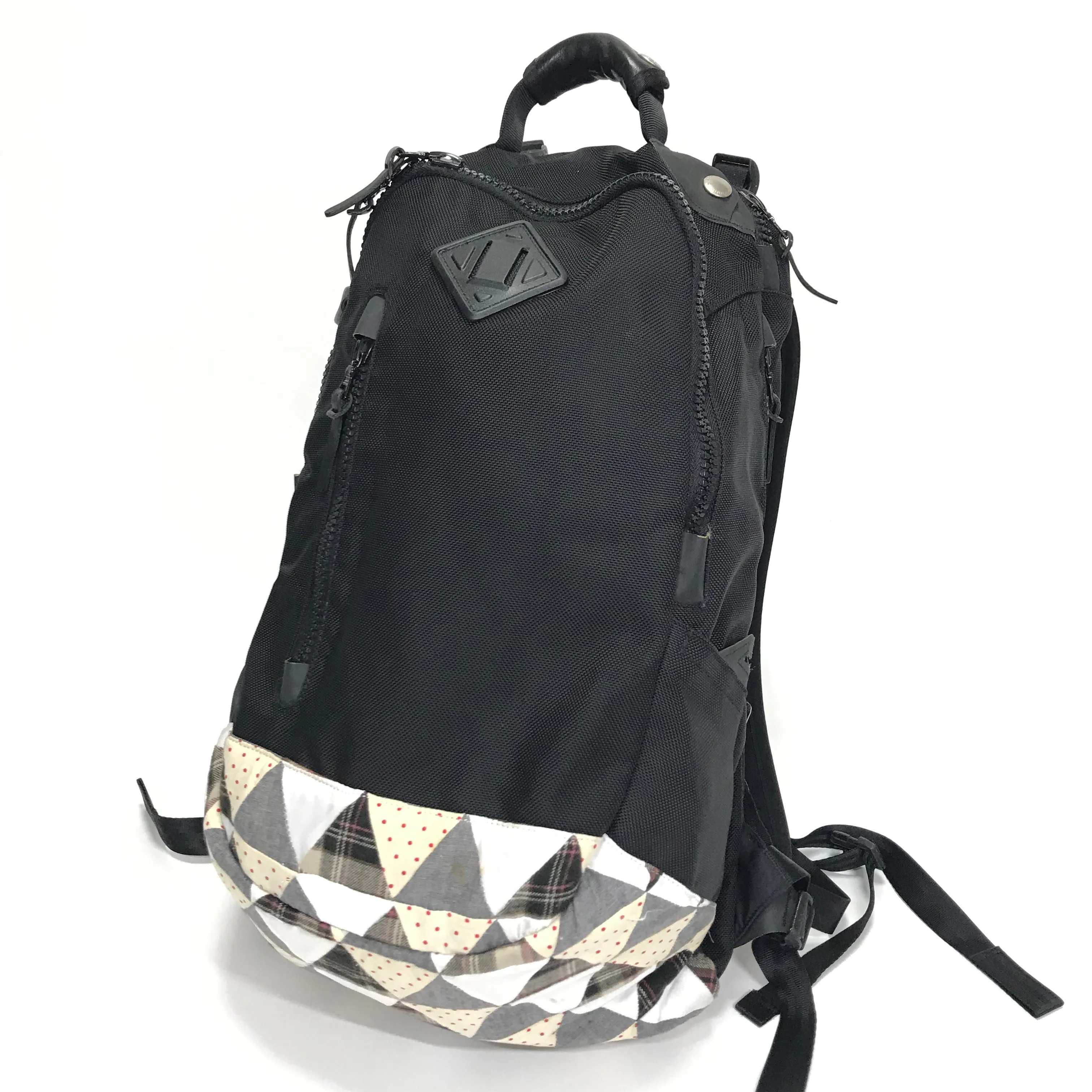 Visvim 08AW 20L Ballistic Shaker Patchwork Backpack Black