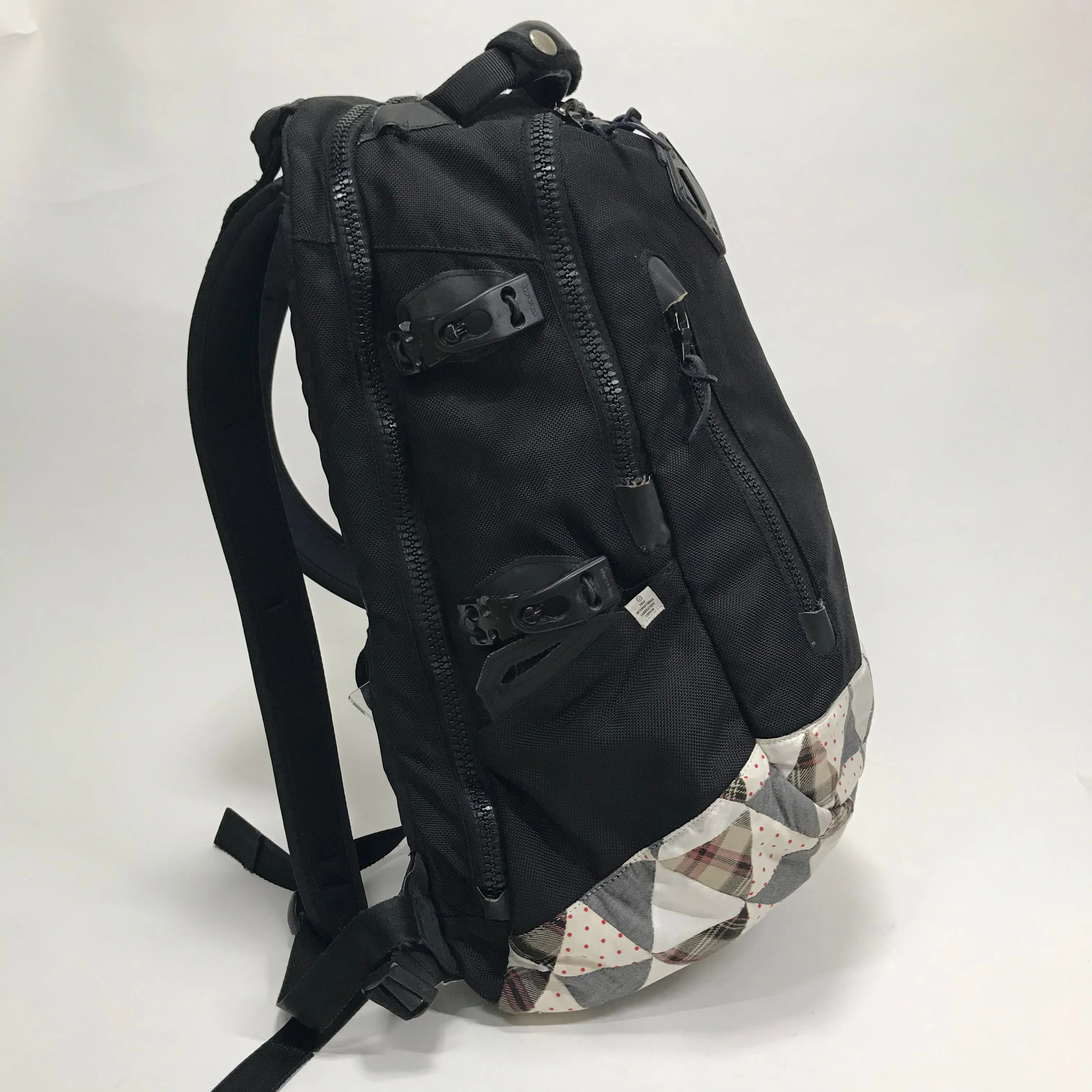 Visvim 08AW 20L Ballistic Shaker Patchwork Backpack Black