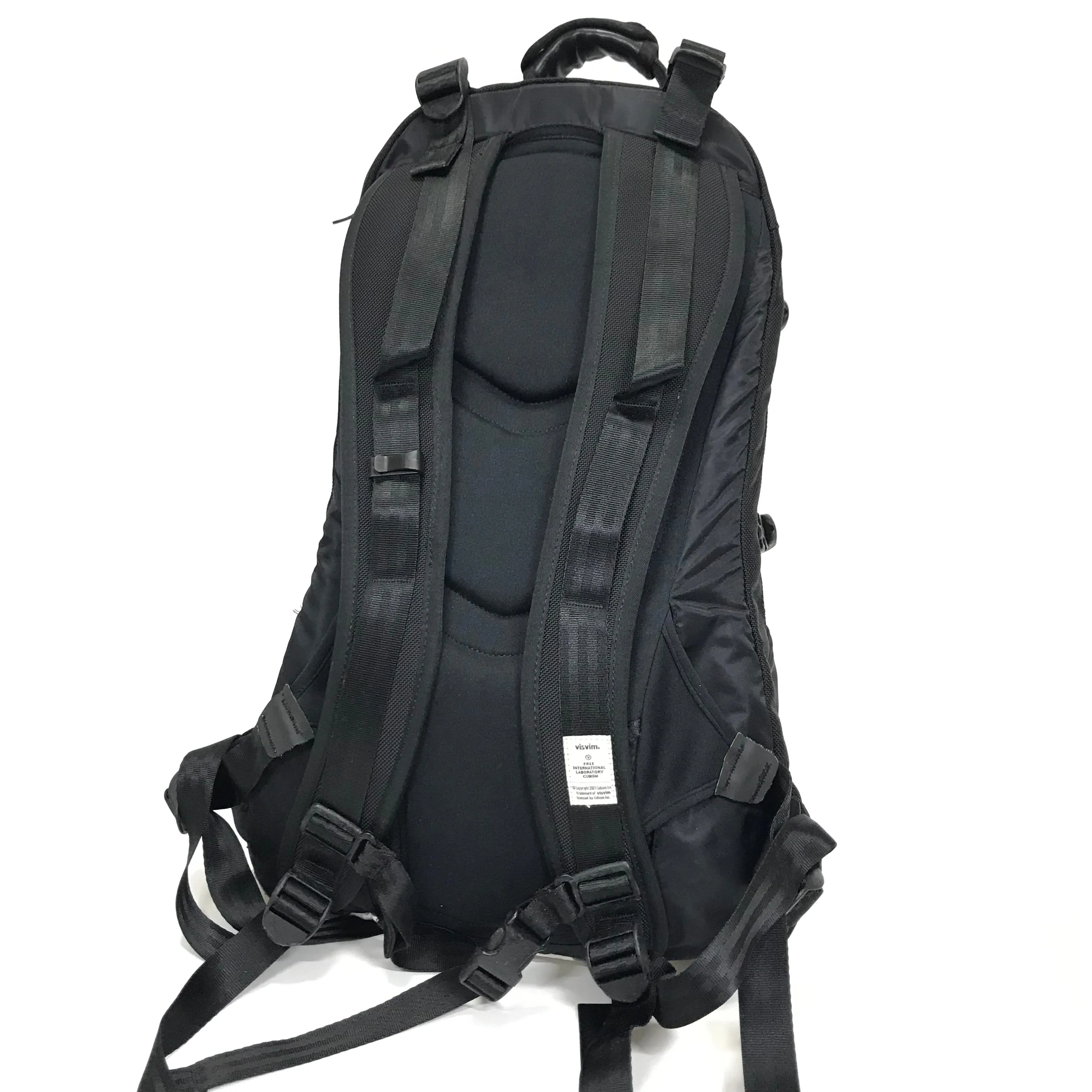 Visvim 08AW 20L Ballistic Shaker Patchwork Backpack Black