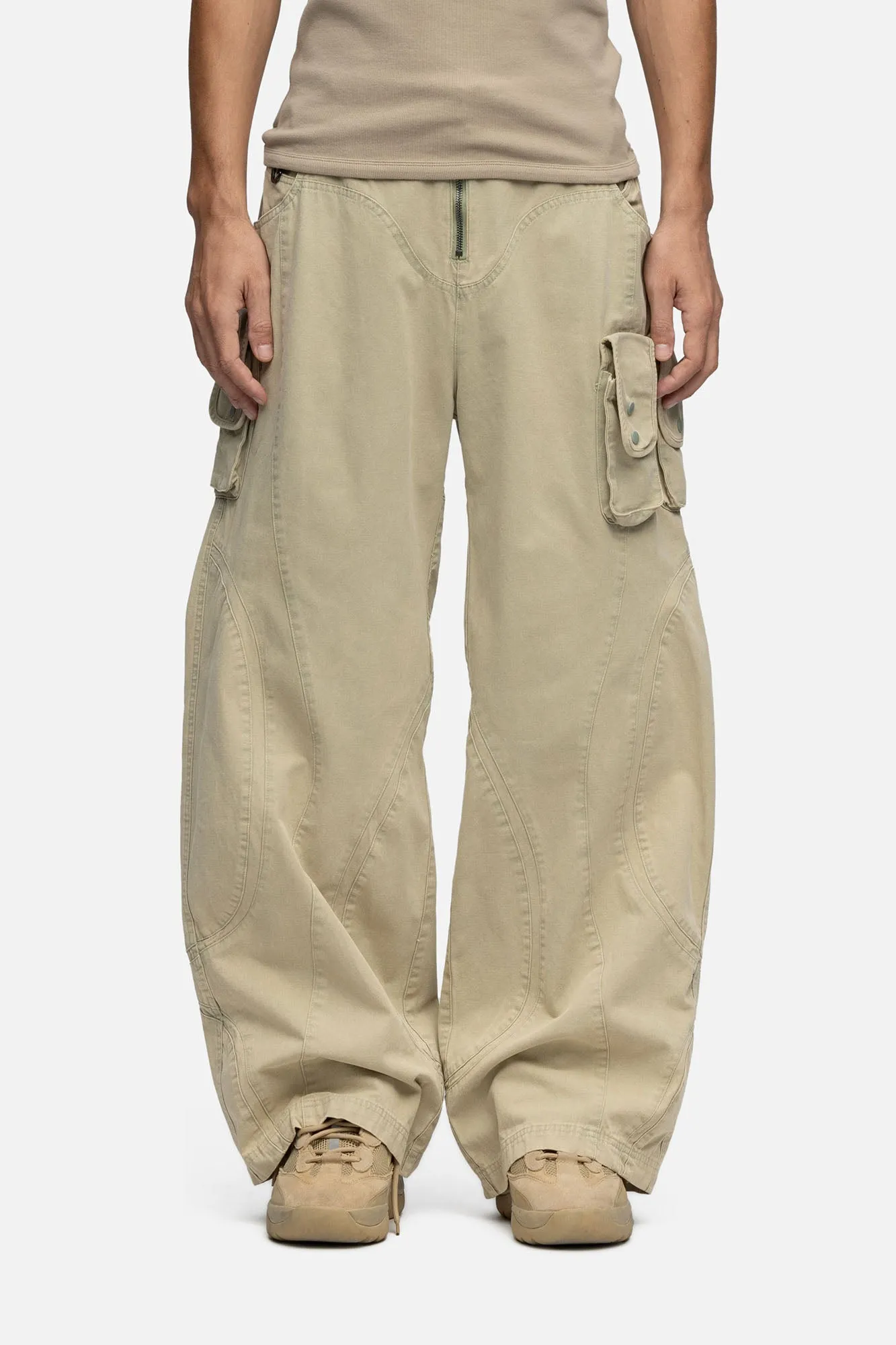 W6 CARGO WASHED GREEN