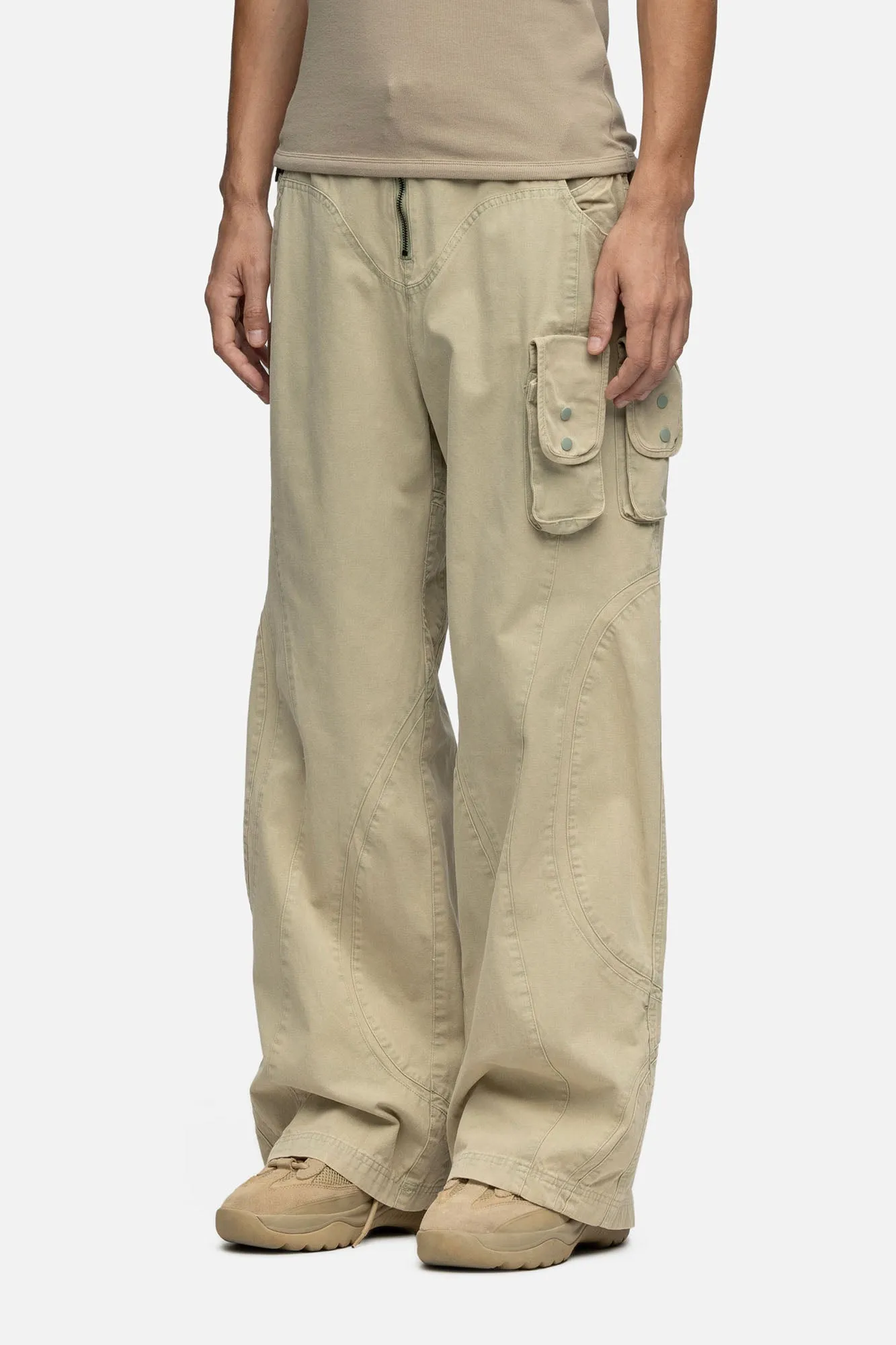 W6 CARGO WASHED GREEN