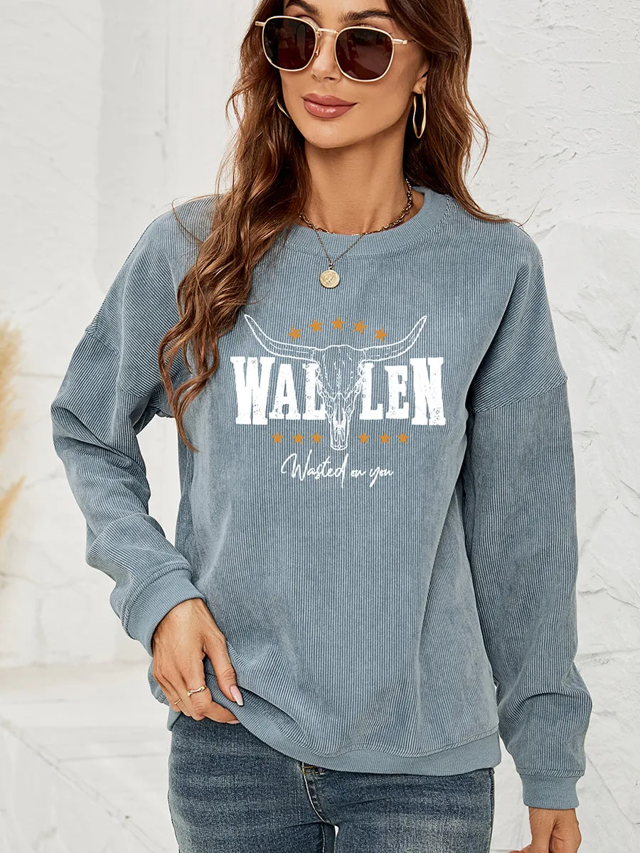 Wallen Wasted Graphic Sweatshirt