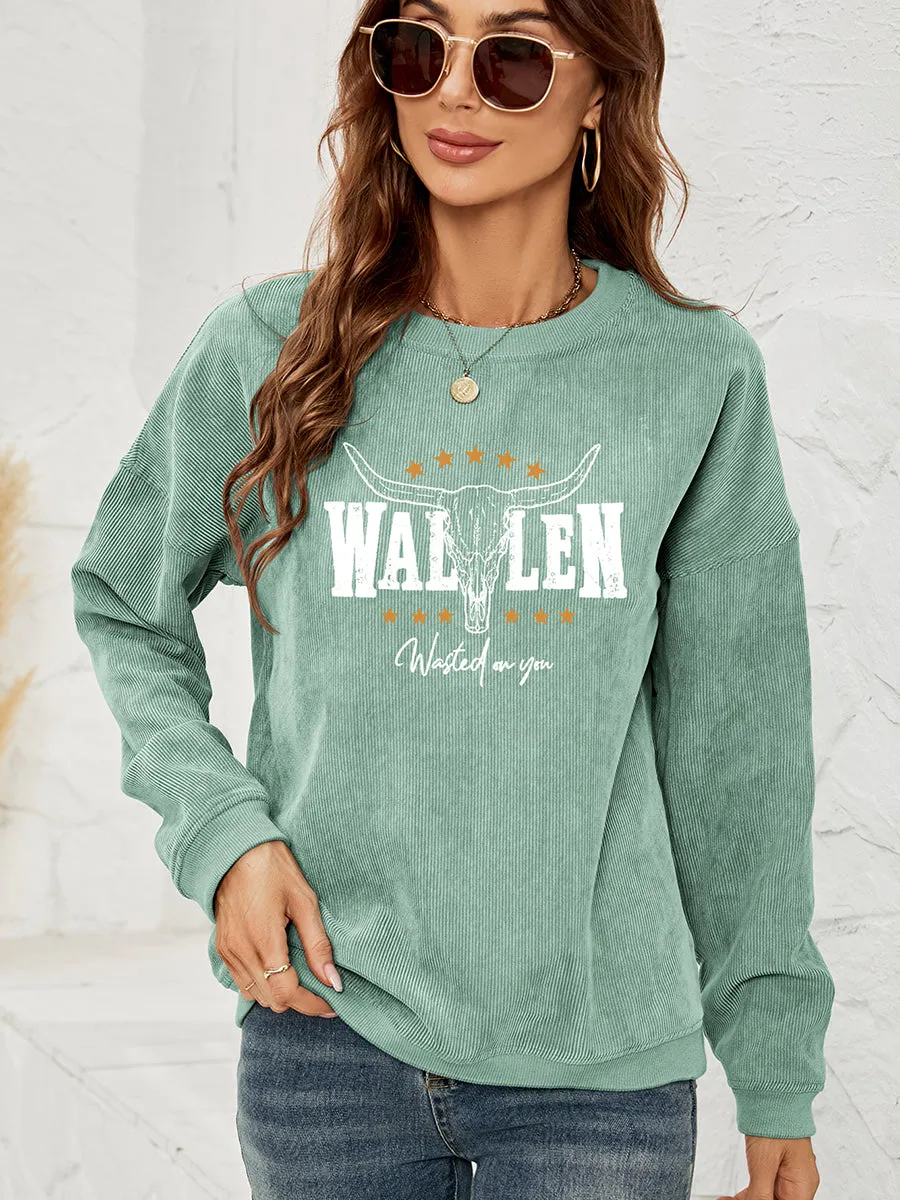 Wallen Wasted Graphic Sweatshirt