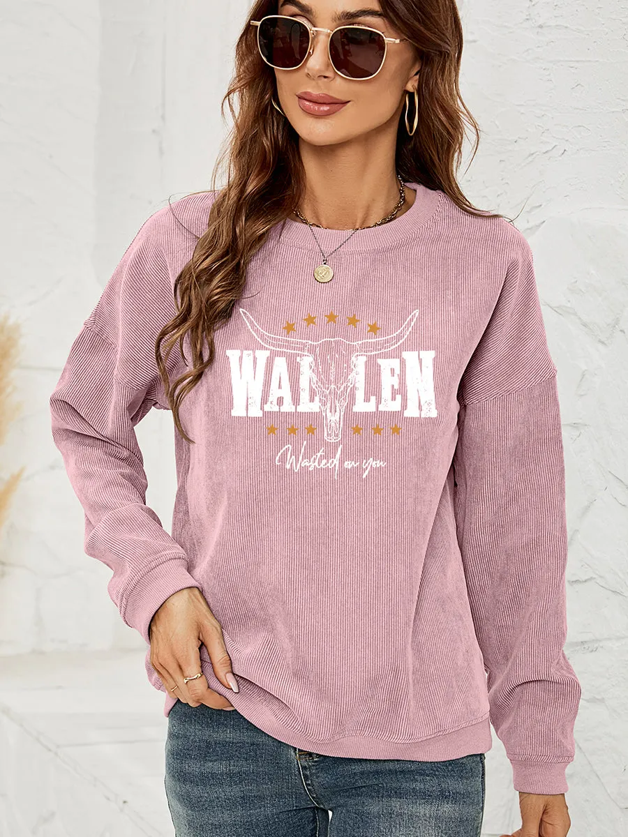 Wallen Wasted Graphic Sweatshirt