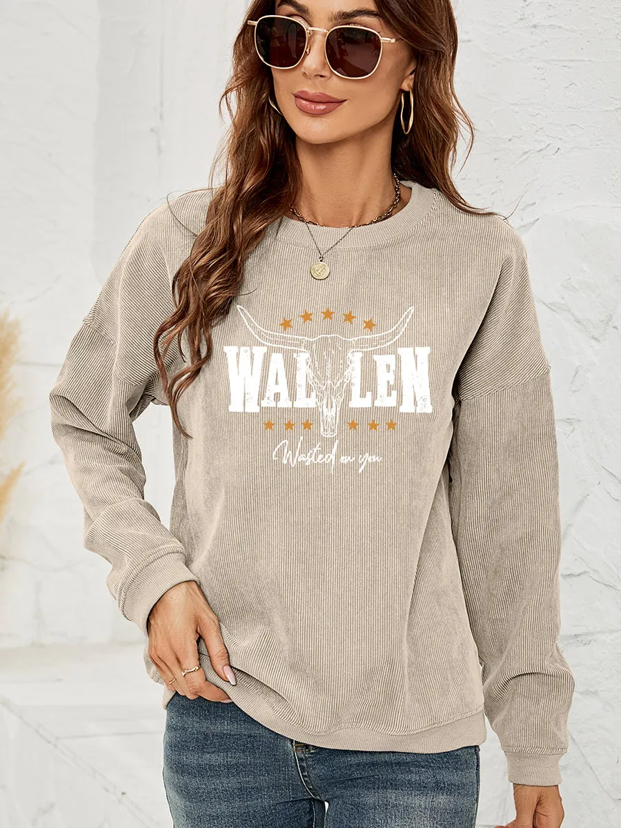 Wallen Wasted Graphic Sweatshirt
