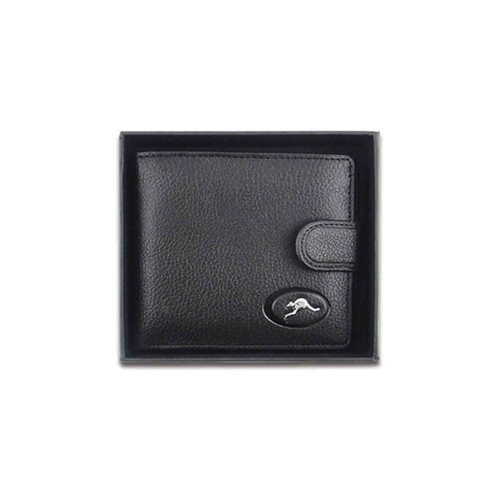 Wallet with Clip Flying Kangaroo Badge