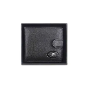 Wallet with Clip Flying Kangaroo Badge