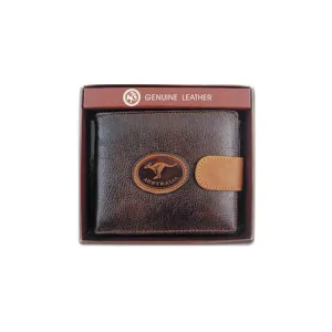Wallet with Clip Kangaroo Badge