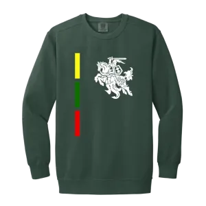 Warrior Vytis - Men/Women Unisex Soft-Washed Crewneck Sweatshirt